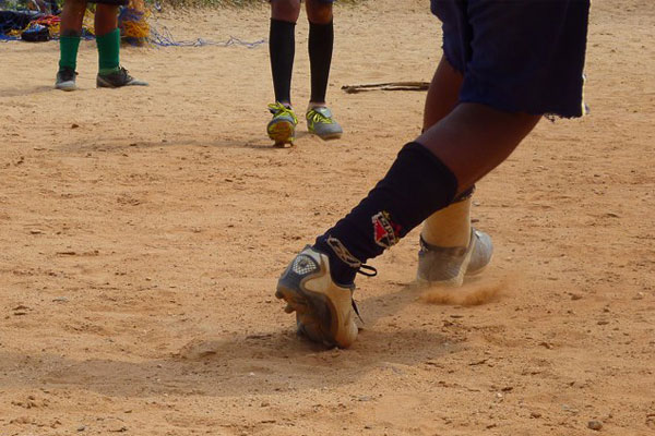 Fotografia de Natanael, 12 anos, selecionada para o concurso “Os Impactos socioeconômicos do futebol”