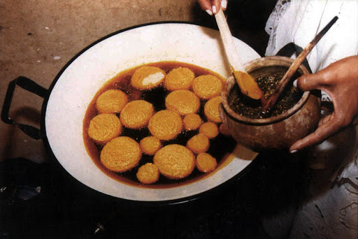 fritura do acarajé 